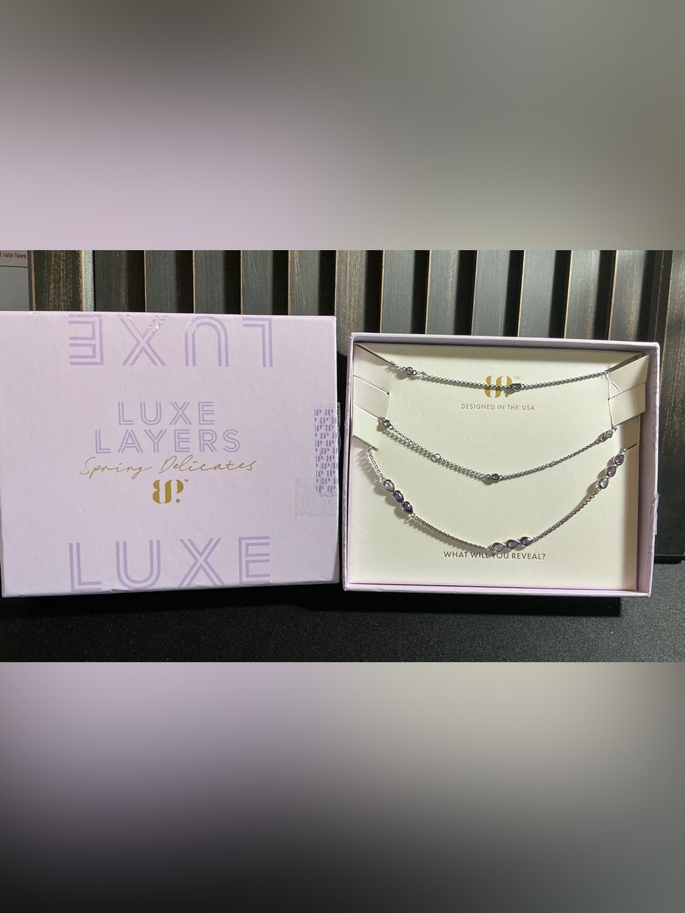 Bomb Party Luxe Layers Spring Delicates Necklace “High Tides Abound” RBP6968